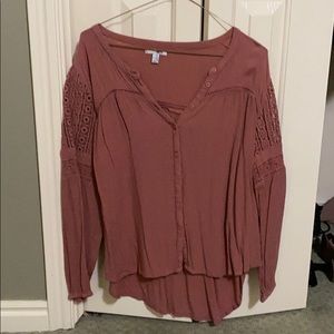 Long sleeve button up shirt